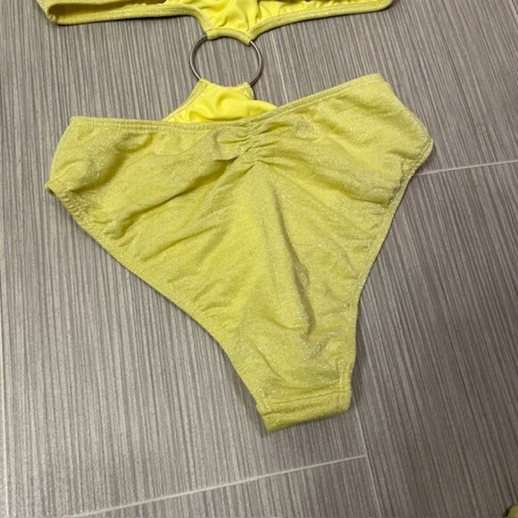 NWT Montce Sparkle Ky One Piece Swimsuit XL Limon Cutout - Picture 10 of 15